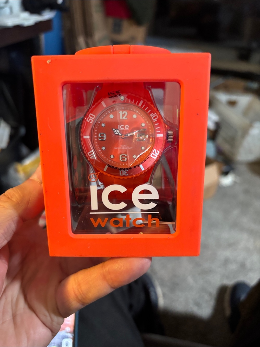 Ice Brand Bright Orange Silicone Watch - Picture 2 of 2